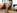 Une blonde  chatte poilue se faire remplir la bouche de sperme
