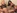 Une blonde  chatte poilue se fait enculer devant sa copine brune
