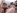 2 lesbiennes : une blonde silicon�e et une brune � chatte poilue
